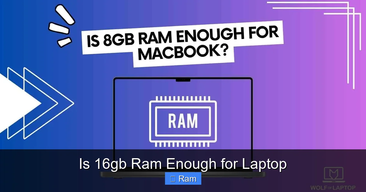 Is 16gb Ram Enough for Laptop