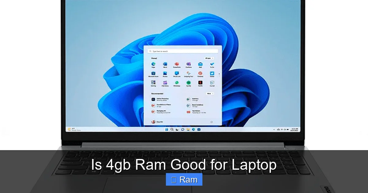 Is 4gb Ram Good for Laptop