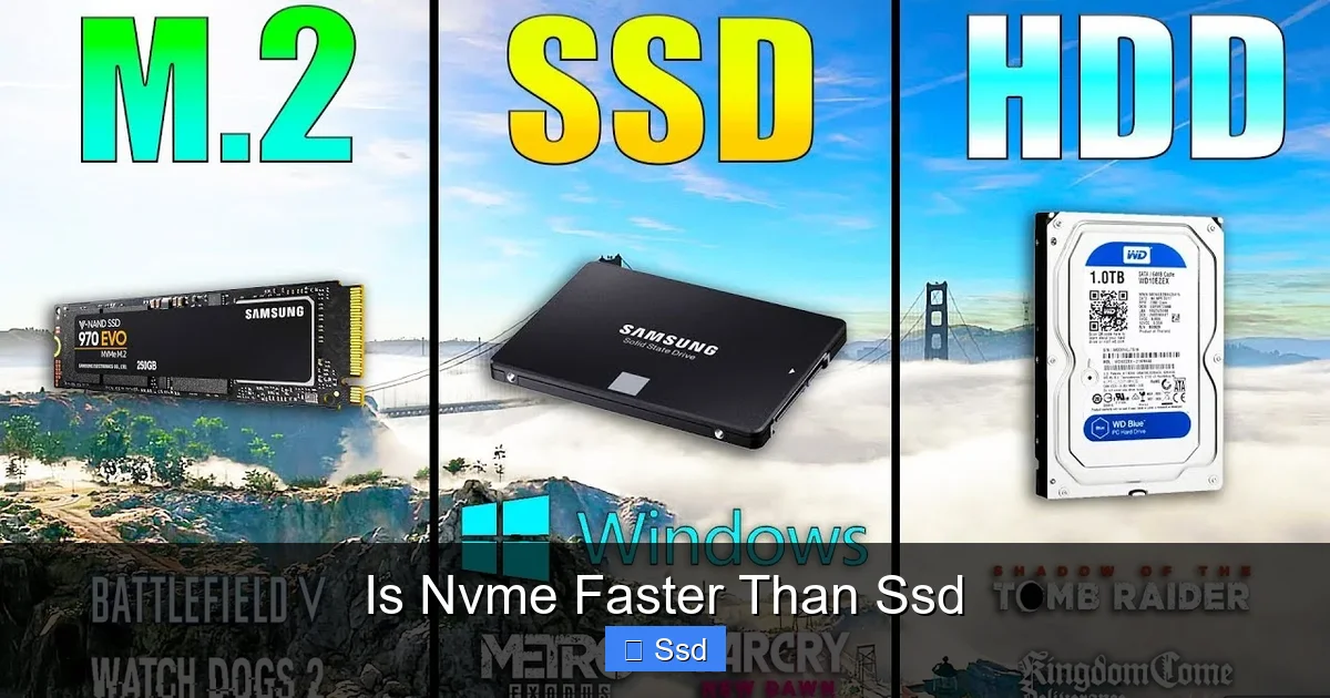 Is Nvme Faster Than Ssd