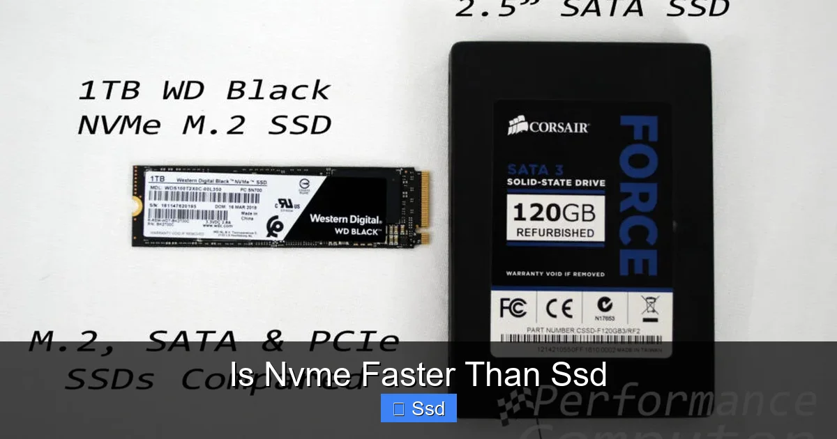 Is Nvme Faster Than Ssd