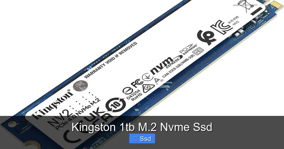 Kingston 1tb M.2 Nvme Ssd