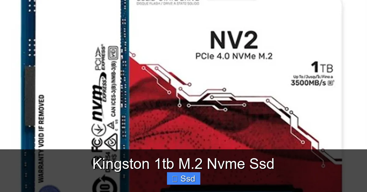 Kingston 1tb M.2 Nvme Ssd
