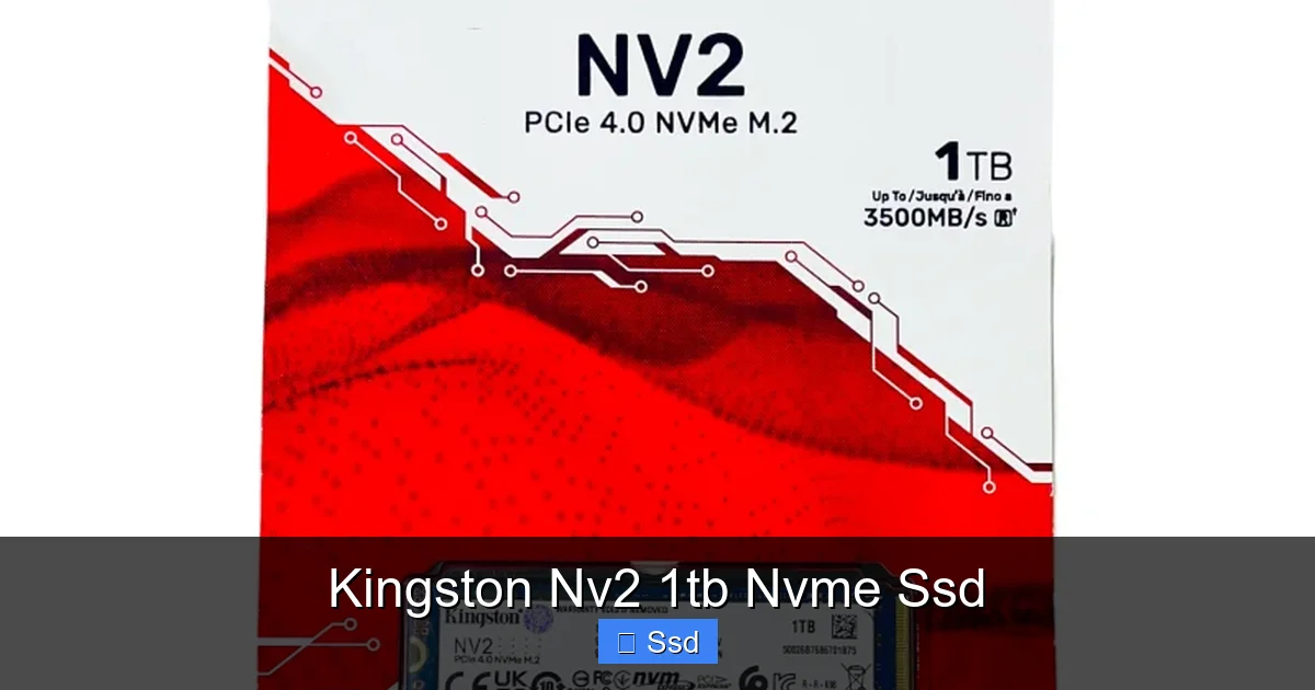 Kingston Nv2 1tb Nvme Ssd