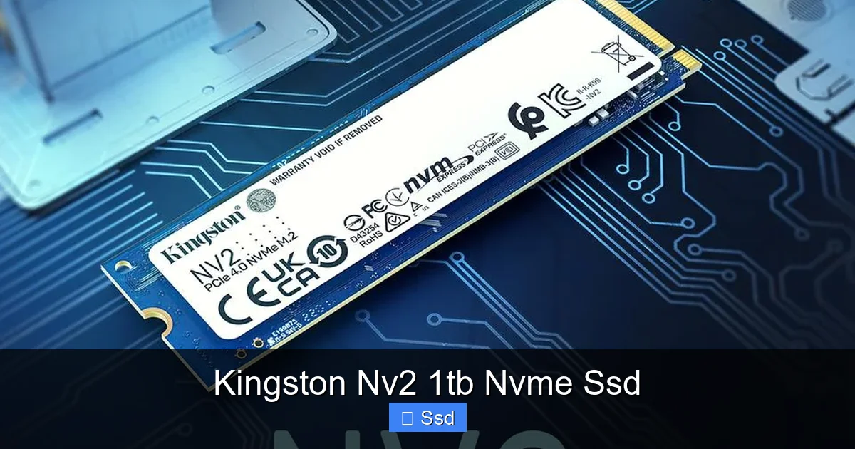 Kingston Nv2 1tb Nvme Ssd
