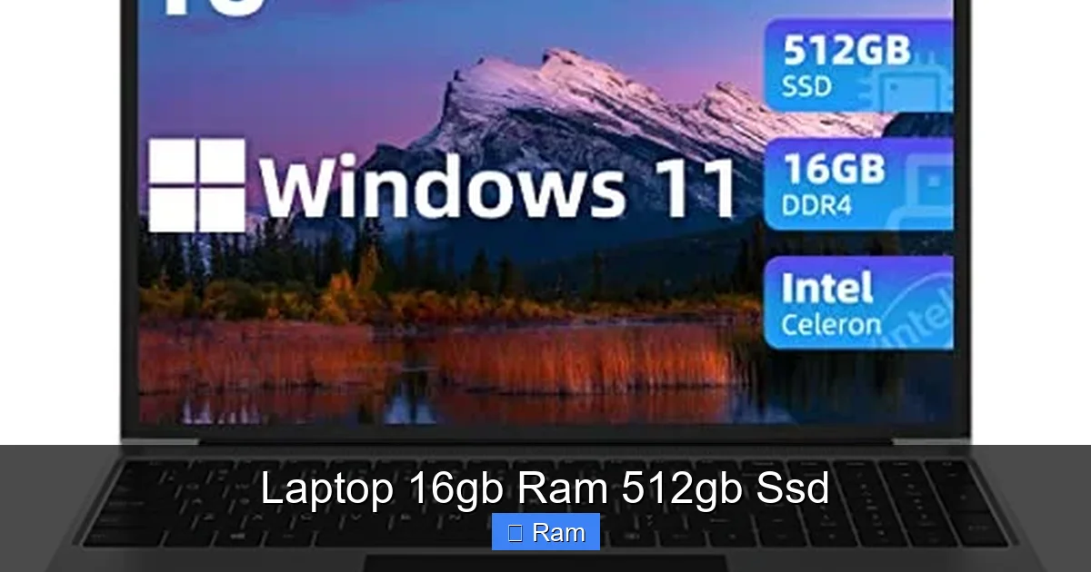 Laptop 16gb Ram 512gb Ssd