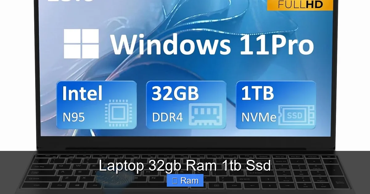 Laptop 32gb Ram 1tb Ssd