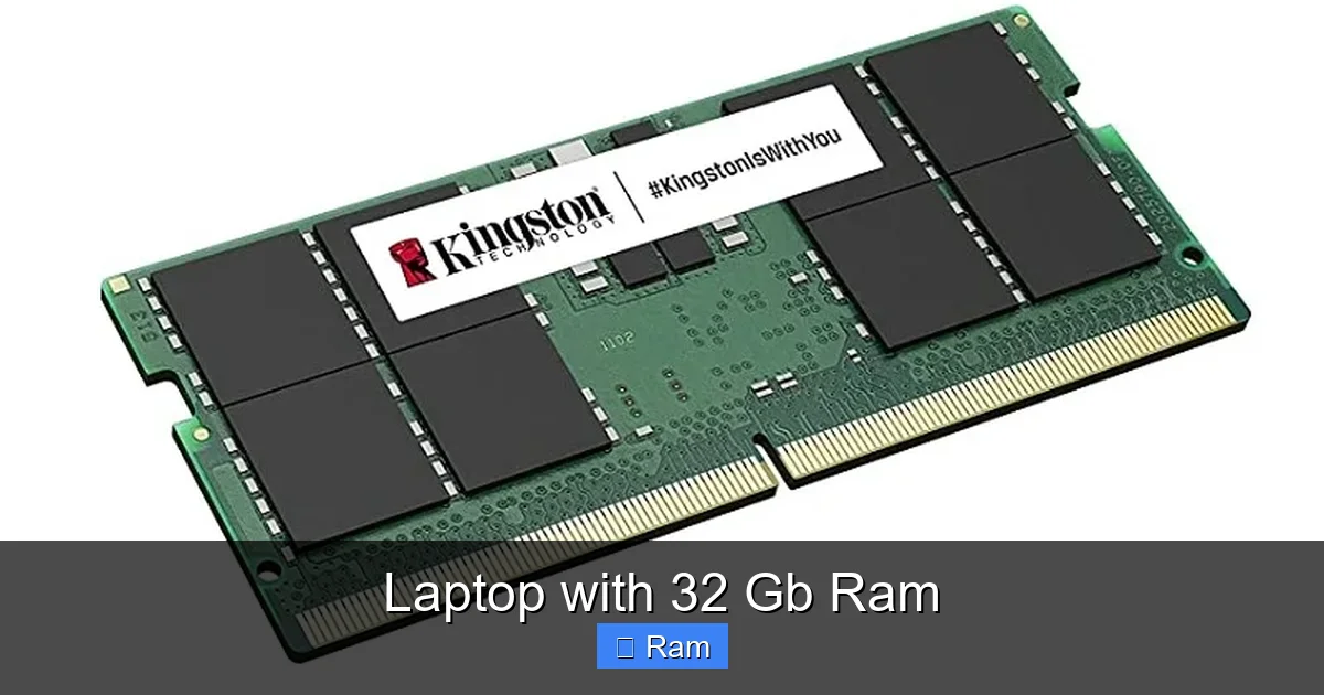 Laptop with 32 Gb Ram