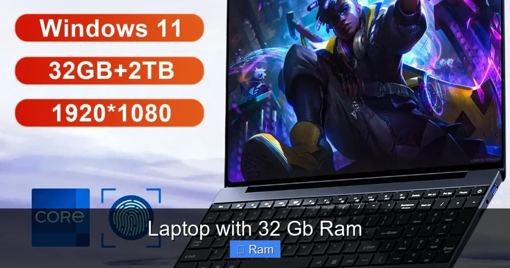 Laptop with 32 Gb Ram