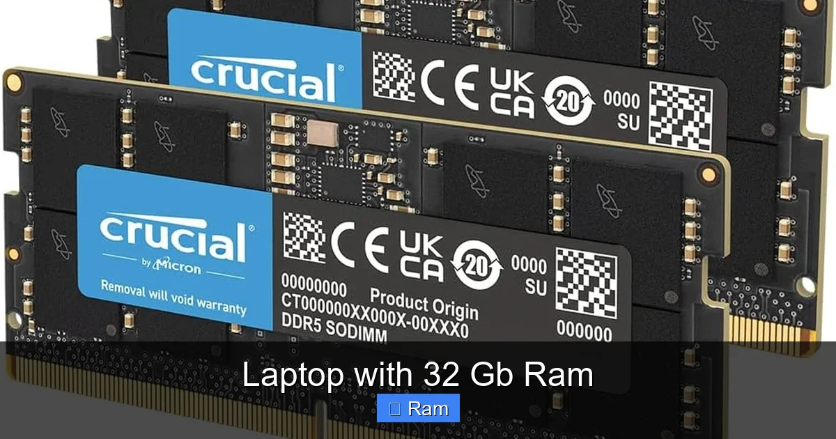 Laptop with 32 Gb Ram