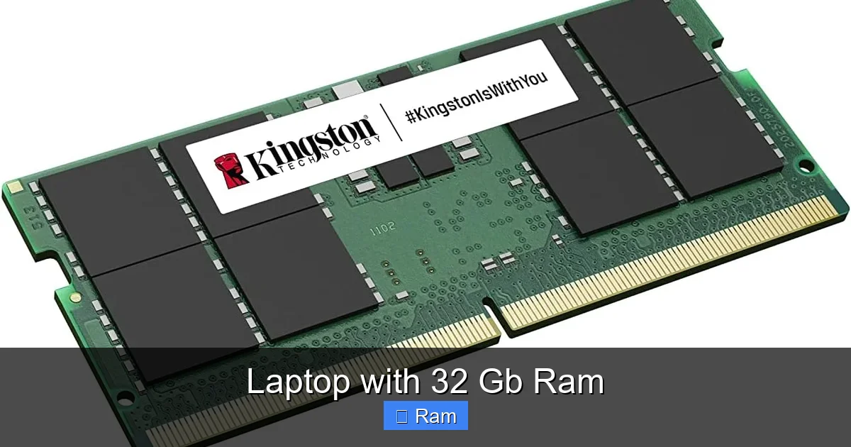 Laptop with 32 Gb Ram