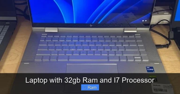 Laptop with 32gb Ram and I7 Processor