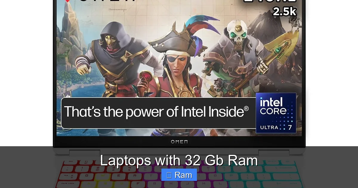 Laptops with 32 Gb Ram