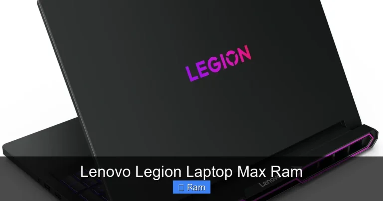 Lenovo Legion Laptop Max Ram