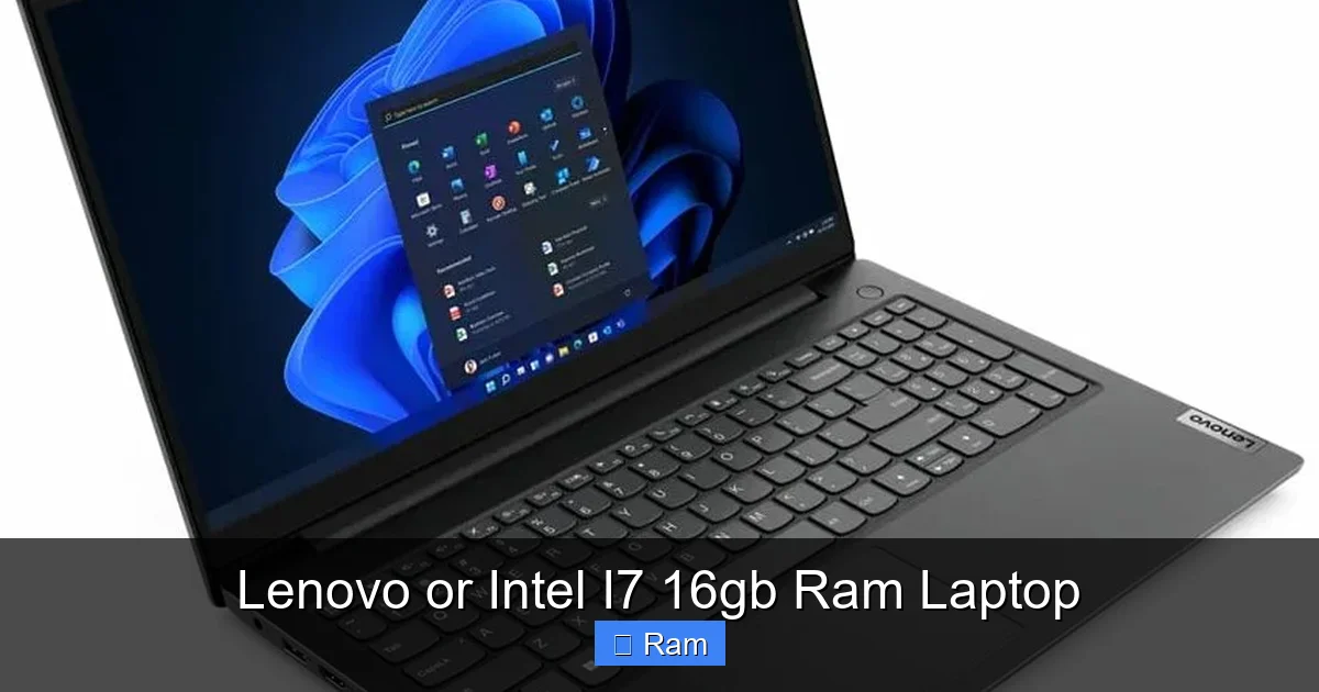 Lenovo or Intel I7 16gb Ram Laptop