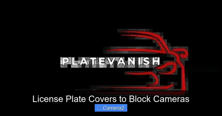 License Plate Covers to Block Cameras
