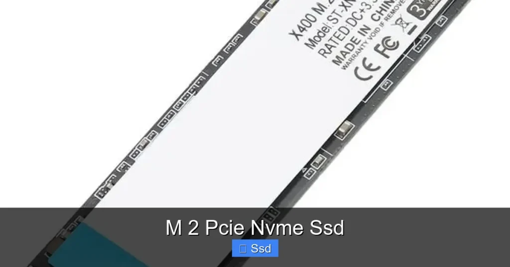 M 2 Pcie Nvme Ssd