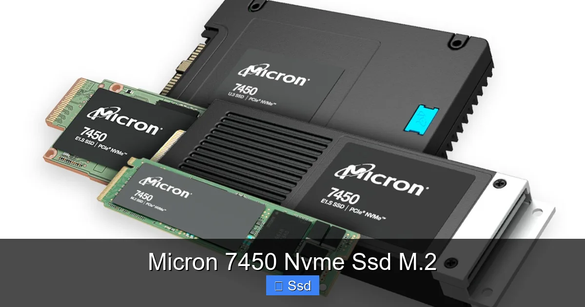 Micron 7450 Nvme Ssd M.2