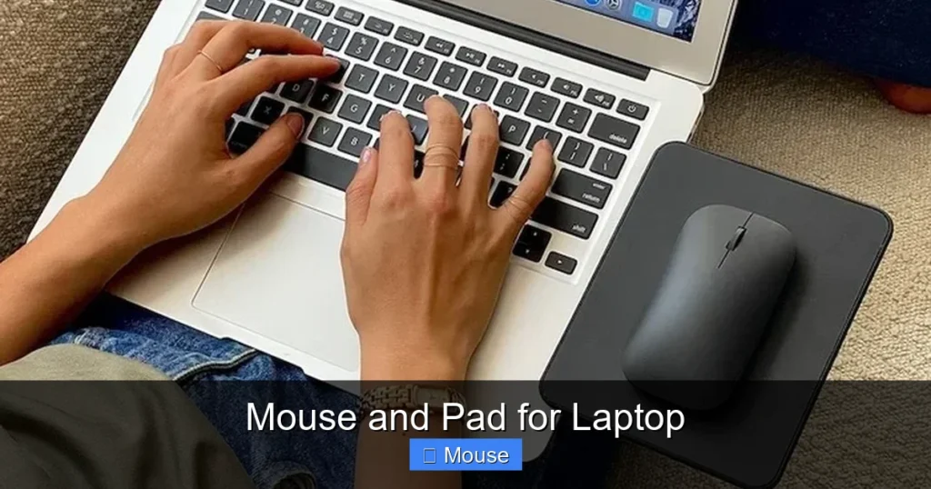 Mouse and Pad for Laptop