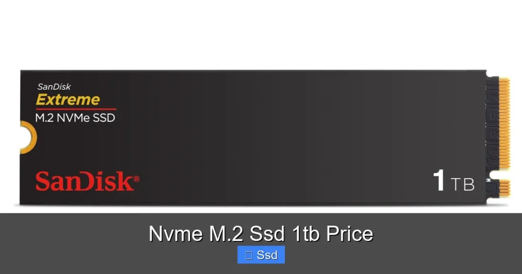 Nvme M.2 Ssd 1tb Price