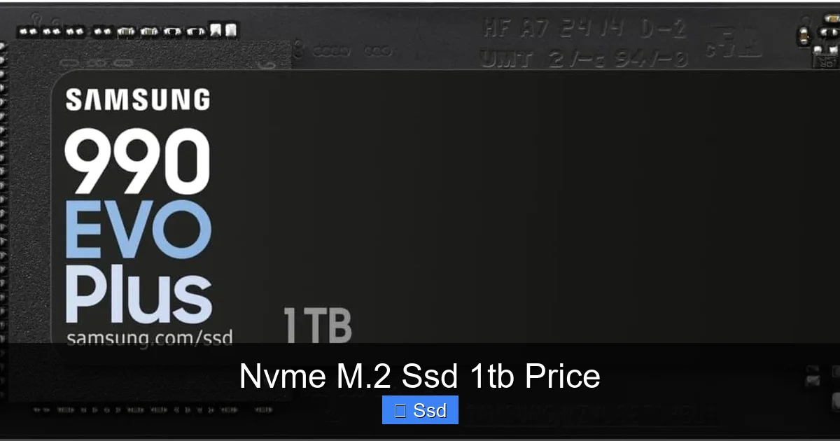 Nvme M.2 Ssd 1tb Price