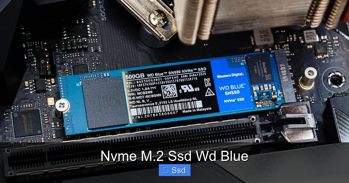 Nvme M.2 Ssd Wd Blue