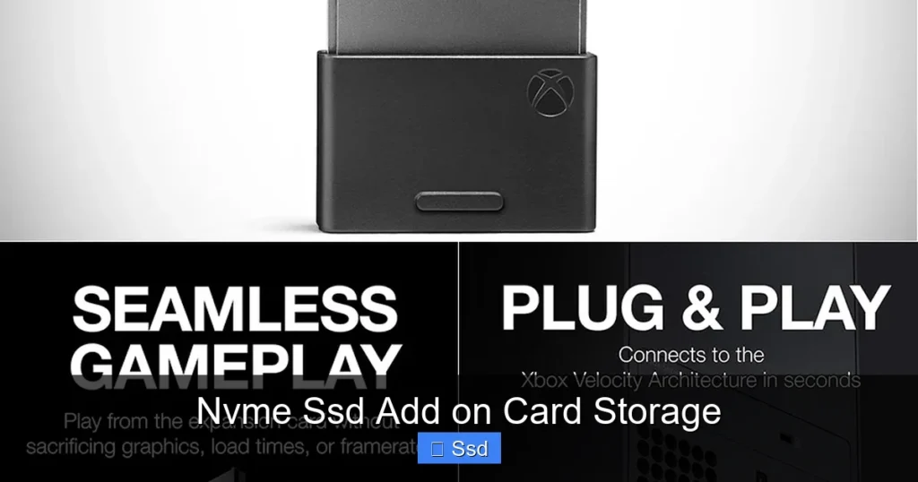 Nvme Ssd Add on Card Storage
