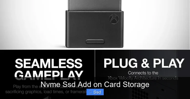 Nvme Ssd Add on Card Storage