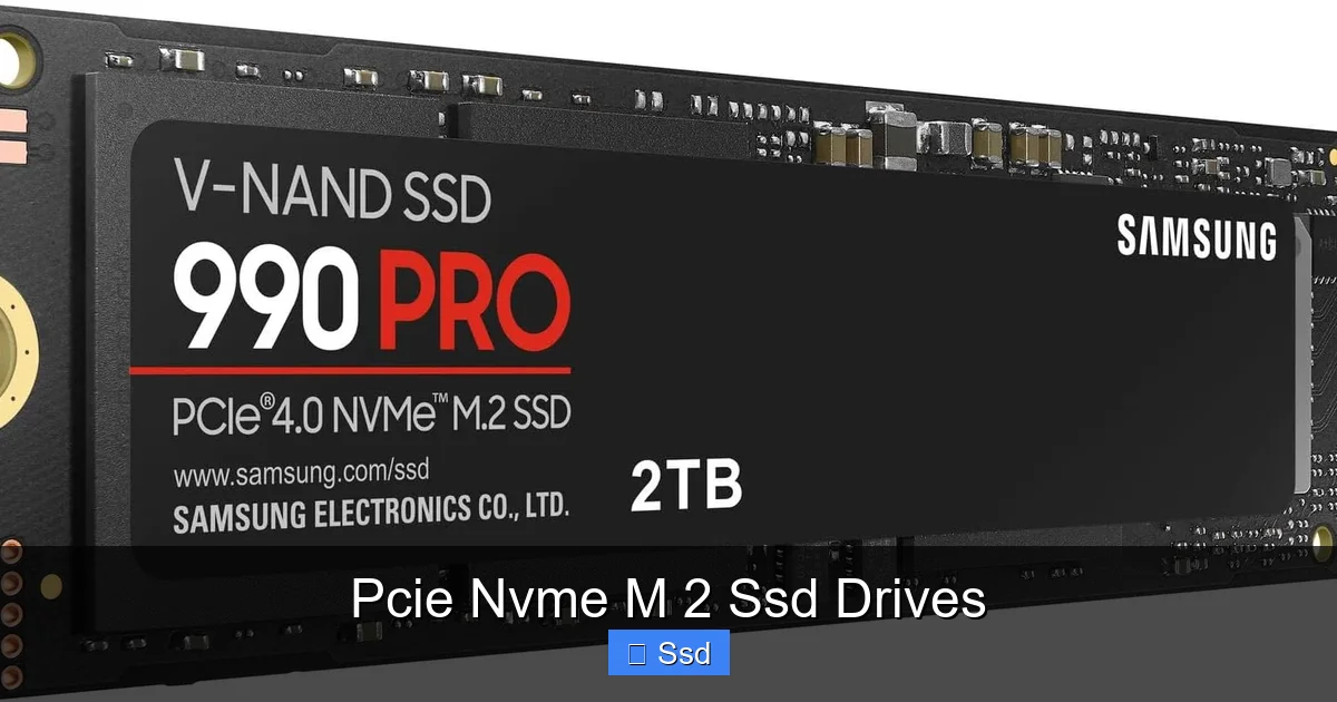 Pcie Nvme M 2 Ssd Drives