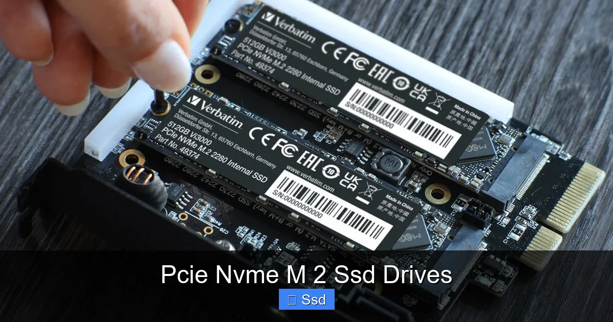 Pcie Nvme M 2 Ssd Drives