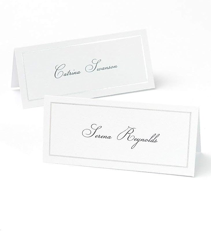 Gartner Studios 83003 Platinum Foil Border Printable Place Cards – 210