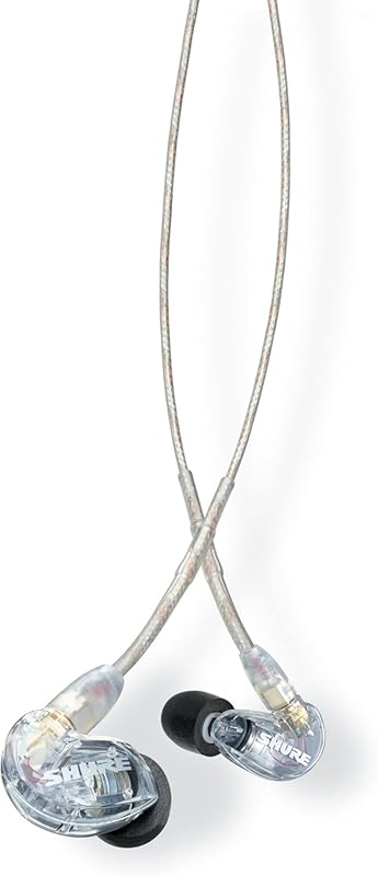 Shure SE215 PRO Wired IEMs featuring Clear Sound Deep Bass Secure In-E