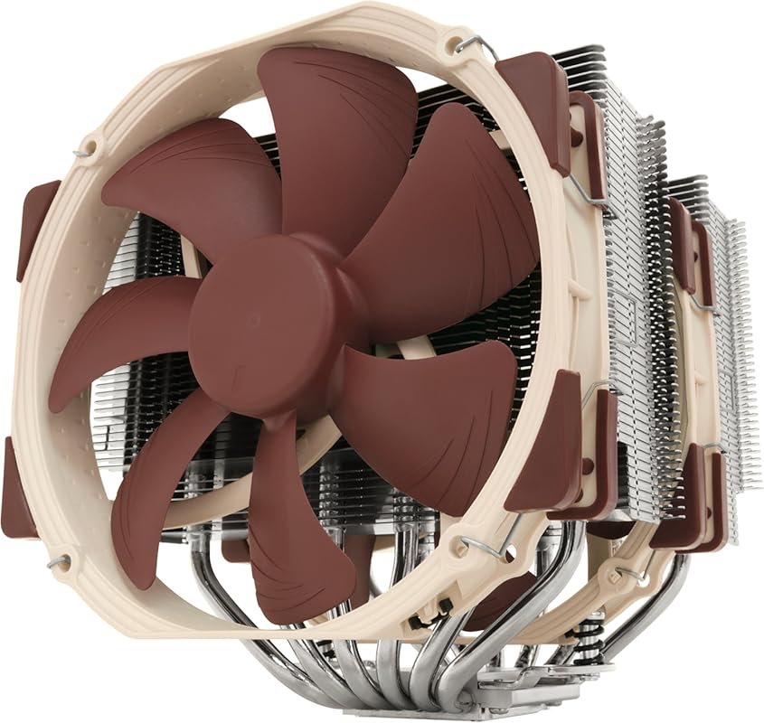 Noctua NH-D15 Premium CPU Cooler with 2x NF-A15 PWM 140mm Fans, Low-No