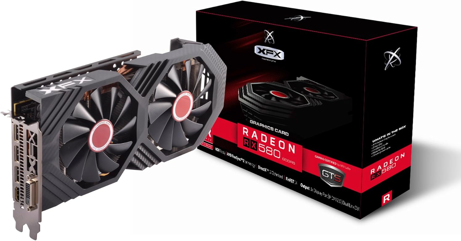 XFX Radeon RX 580 GTS XXX Edition 1386MHz OC+, 8GB GDDR5, VR Ready, Du