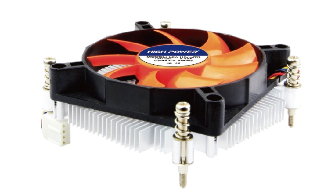 HIGH POWER LGA-115x-mITX 80mm CPU Fan Intel LGA 1150 1151 1155 1156 Mi