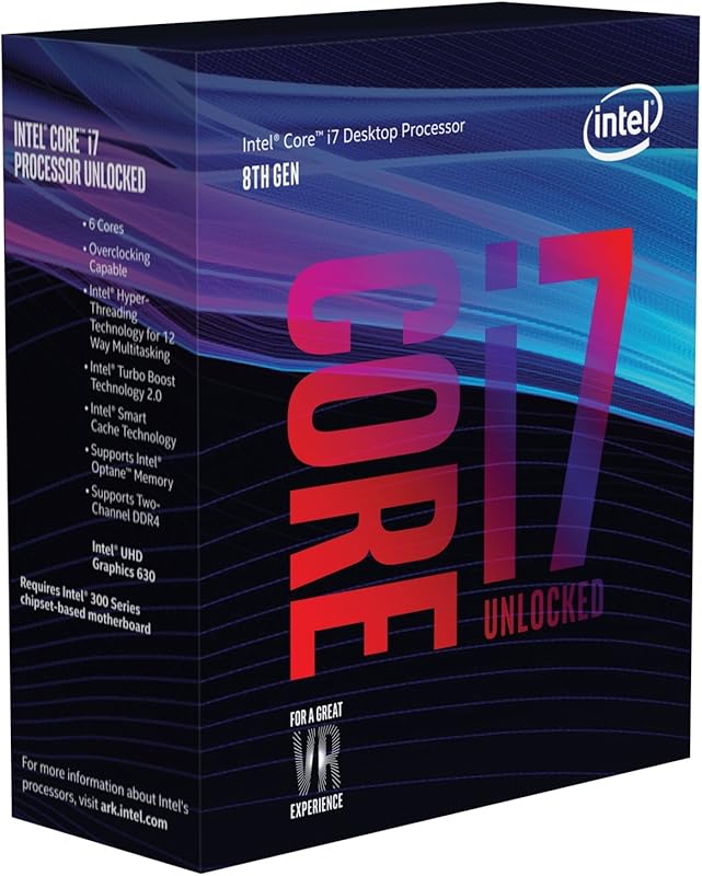Intel Core i7-8700K Desktop Processor 6 Cores up to 4.7GHz Turbo, Unlo