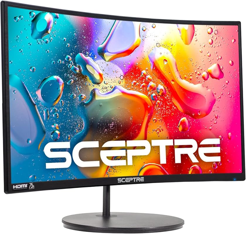 Sceptre Curved 24-inch Gaming Monitor: 1080p, R1500, 98% sRGB, Dual HD