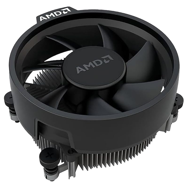 AMD Wraith Stealth CPU Cooler for Socket AM4 with 4-Pin PWM Connector,