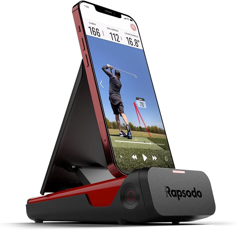 Rapsodo Mobile Launch Monitor for Golf: Indoor Outdoor Use with GPS Sa