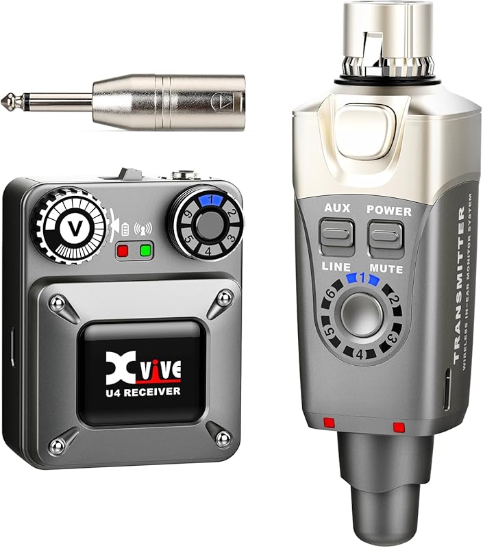 Xvive U4 Wireless In-Ear Monitor System with Transmitter and Beltpack