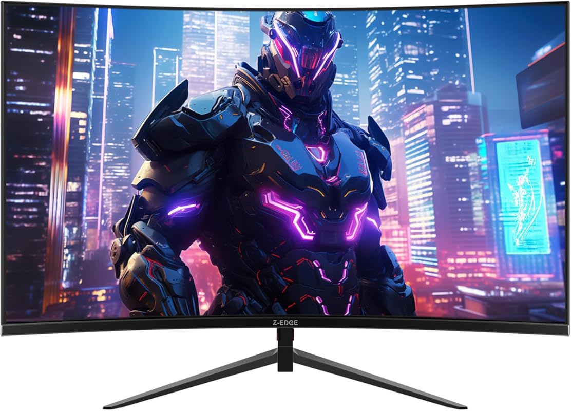 Z-Edge 27-inch Frameless Curved Gaming Monitor Offers FHD 1080P, 200Hz