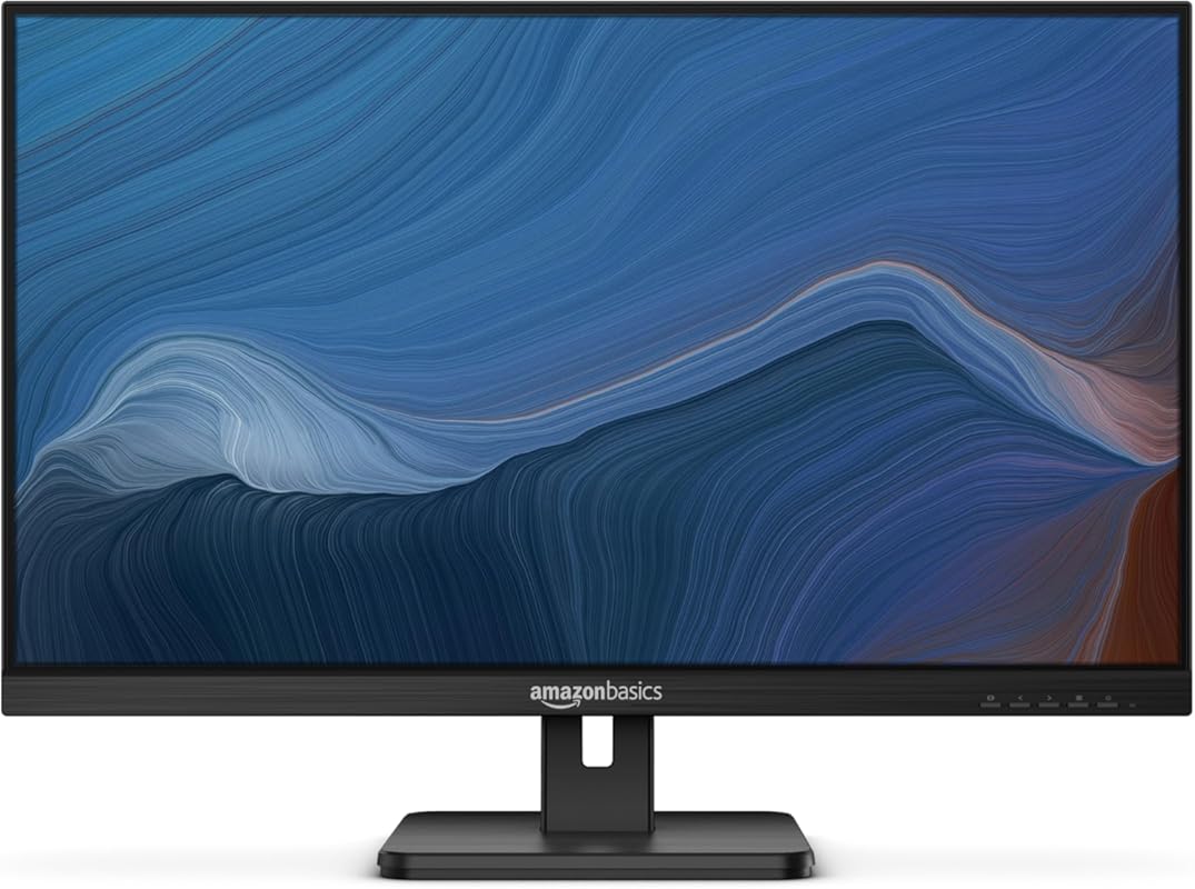 Amazon Basics 27-inch IPS Monitor with 75Hz, 1080p FHD, Multiple Input