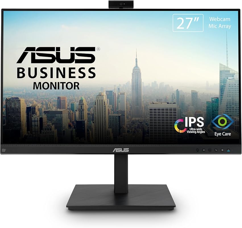 ASUS 27-inch Full HD IPS Video Conference Monitor with Built-in Adjust