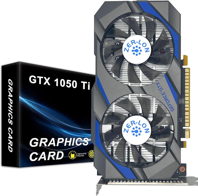 GeForce GTX 1050 Ti Gaming Graphics Card, 4GB GDDR5 128bit 1291MHz DP