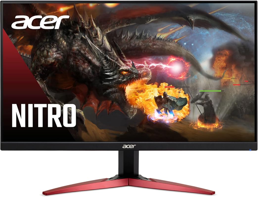 Acer Nitro 23.8-inch Full HD VA Gaming Monitor with 165Hz Refresh, Fre
