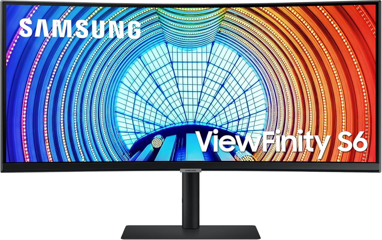 Samsung 34-inch Viewfinity S65UA Curved Ultrawide QHD Monitor: 100Hz,