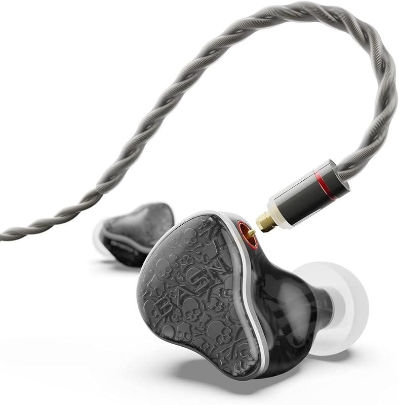 BASN Bmaster5 Hybrid 5-Driver IEMs with Silver-Plated OFC Cable for Dr