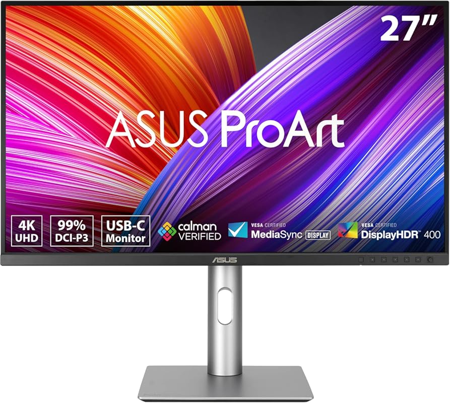 ASUS ProArt PA279CRV 27-inch 4K HDR IPS Monitor with 99% DCI-P3, ΔE < 