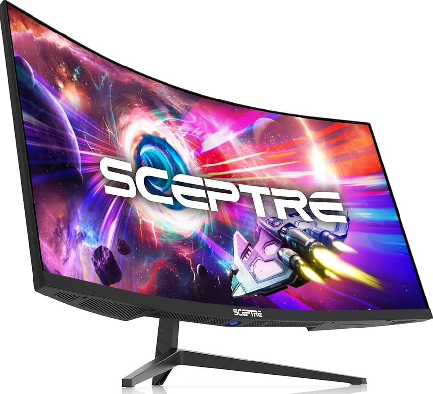 Sceptre 34-inch Curved Ultrawide Monitor with WQHD 3440x1440, 180Hz, 1