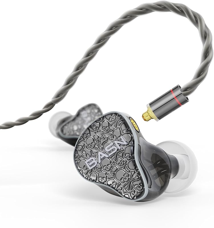 BASN Bmaster5 5-Driver IEMs with Powerful Bass and Detachable MMCX Cab