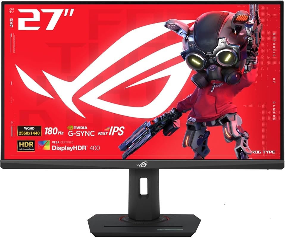 ASUS ROG Strix XG27ACS 27-inch Gaming Monitor: QHD, HDR400, USB-C, 180
